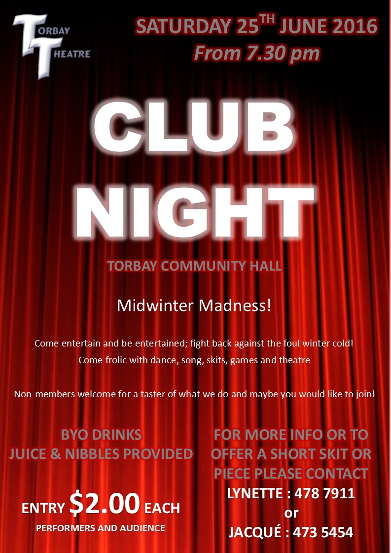 Club Night Poster