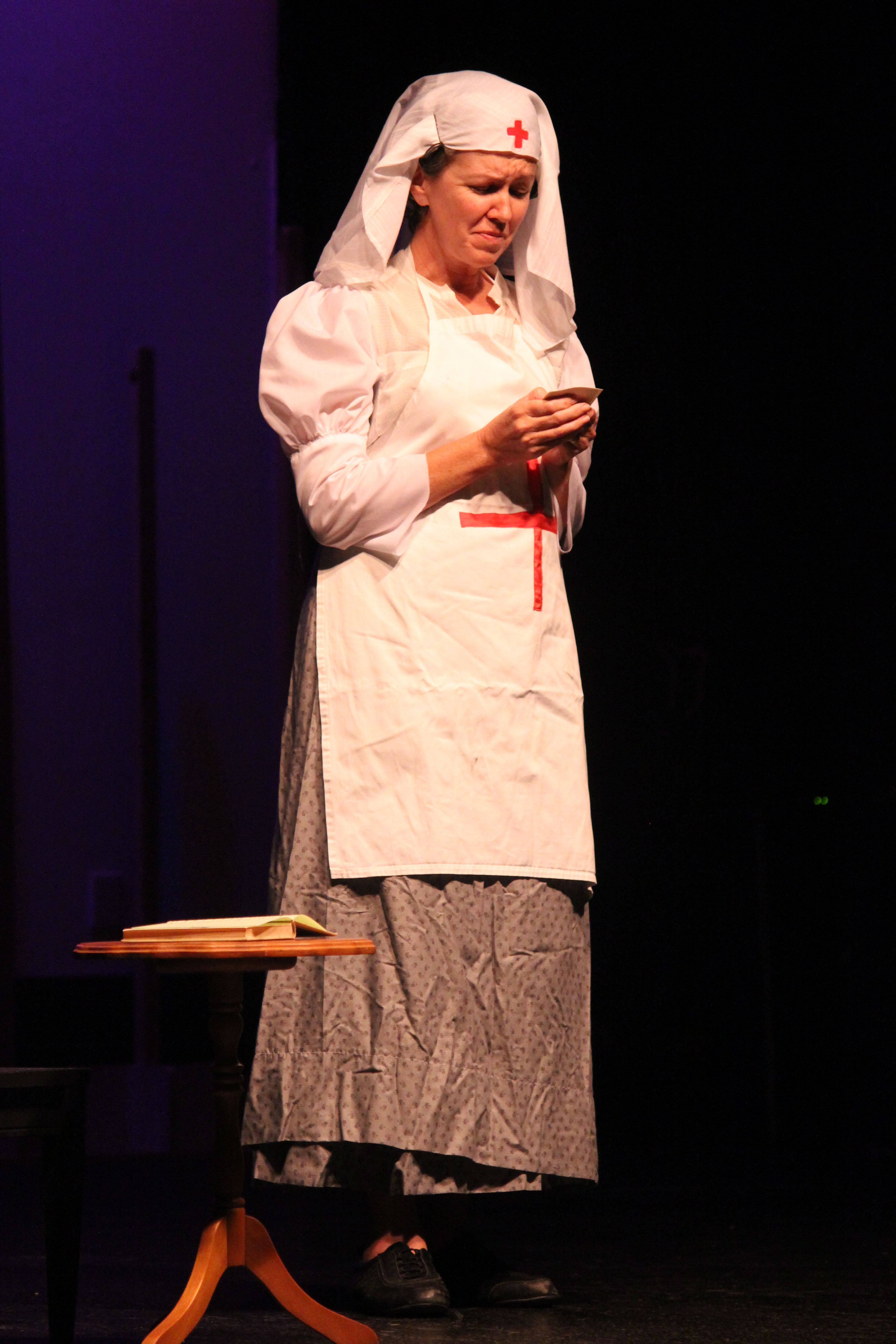 Marcia performed a moving monologue from a WWI nurse