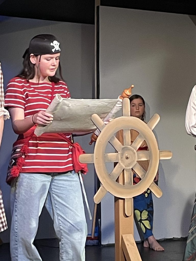 Sophie stars as Gung Ho in “The Great Piratical Treasure Hunt.”