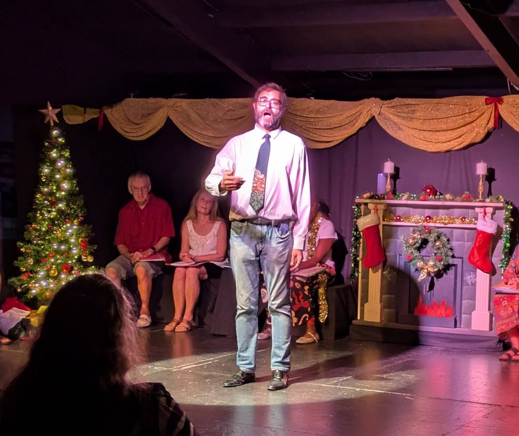 Dragan Atanasov singing both solo and as part of the choir, at our choral carol concert.
