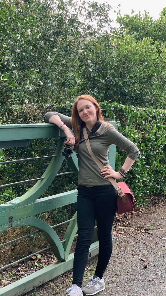 Liesl in her natural habitat – out in nature with her camera.